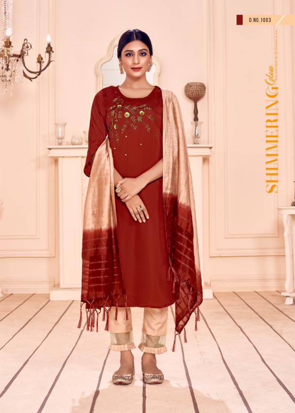 Alishka Celebrations Silk Festive Wear Readymade Salwar